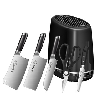 十八子刀具套装厨房家用切肉切菜刀套装厨师专用斩骨全套厨具组合