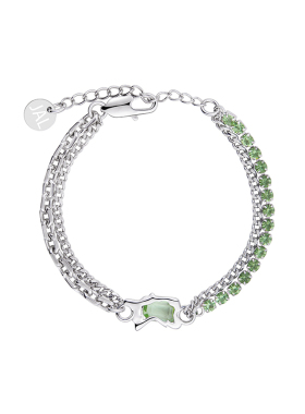 Josyandlove绿色锆石双层手链