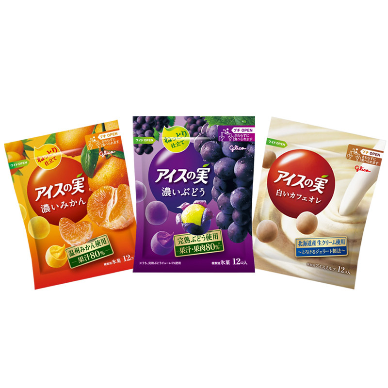 日本进口固力果水果冰激凌球系列