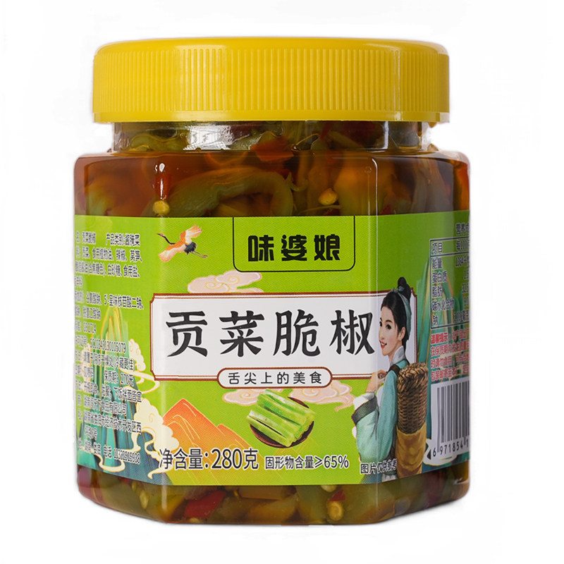 湖南特产剁椒贡菜香辣下饭菜