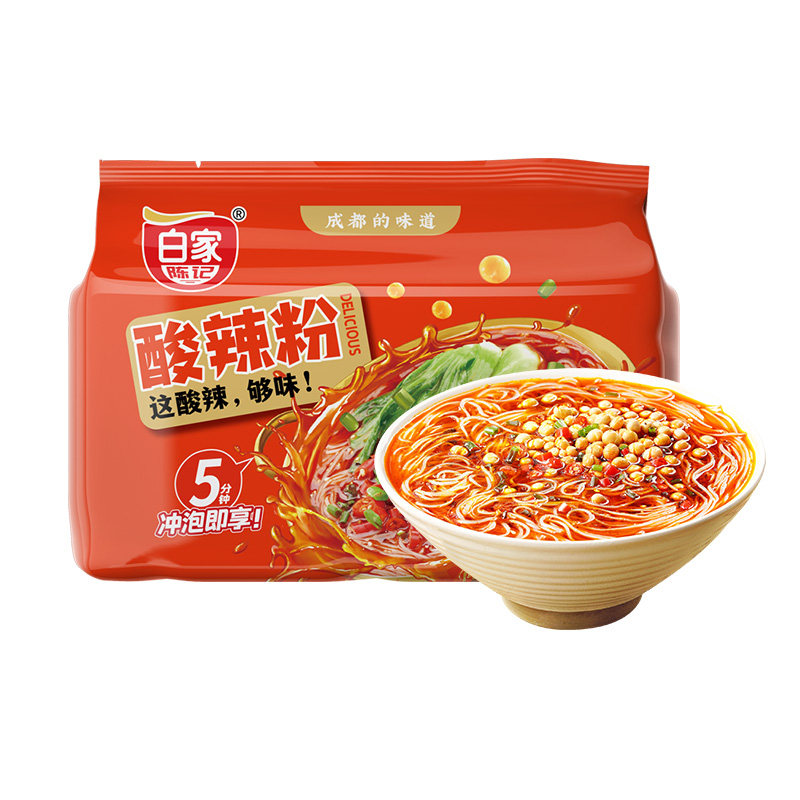 阿宽白家陈记酸辣粉速食米线夜宵方便面泡面重庆粉条早餐速食粉丝