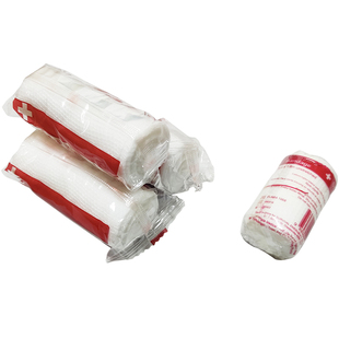 生存者7.5cm*1.8mPBT弹性纱布白色绷带独立包装10件装户外急救