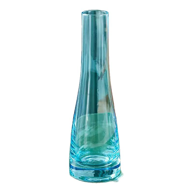 水培单支玻璃插花瓶客厅摆件器皿