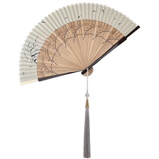 汉服旗袍扇子古风折扇新中式女扇夏中国风扇折叠便携古典舞小扇子