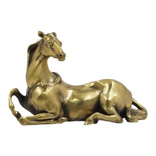 铜马生肖小摆件马到成功仿古实心骏马迷你马家居装饰工艺礼品摆件