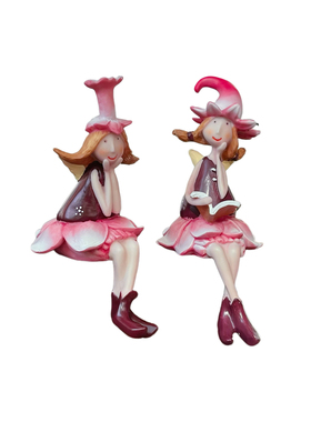 田园风花仙子树脂摆件 创意可爱少女心桌面装饰