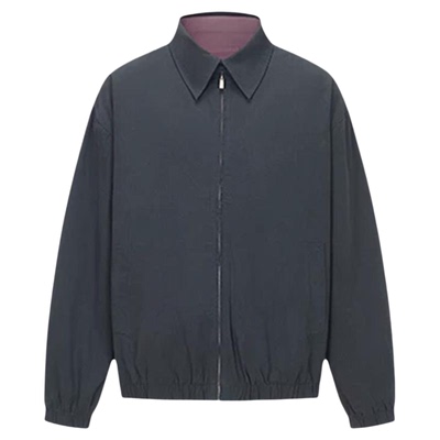PTOFF 春季新品 棉撞色设计经典哈灵顿通勤行政翻领夹克短款外套