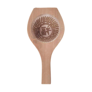 立体加深凹底馒头月饼面食米糕豆沙包清明果梨木木质烘焙模具