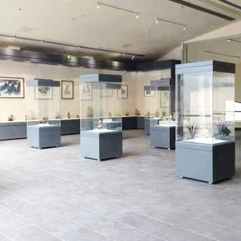成都博物馆展柜厂家直销字画古董玉器文物展示柜独立柜柜台陈列柜