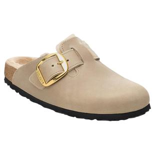 BIRKENSTOCK勃肯德国进口新品男女涂油皮Boston Shearling毛毛鞋