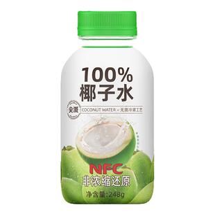 尖派100%NFC椰子水248g*10瓶礼盒0添加0脂椰青水电解质非浓缩椰水