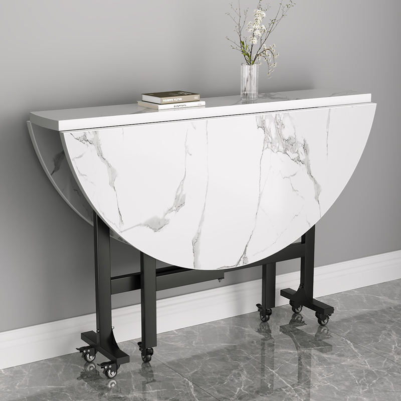 圆桌客厅家用小户型可折叠大圆餐桌10人饭桌餐厅圆形实木吃饭桌子