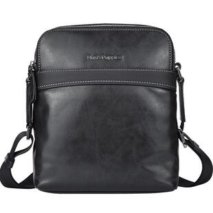 暇步士单肩包男新款休闲简约牛皮斜挎包时尚男士包包真皮商务挎包