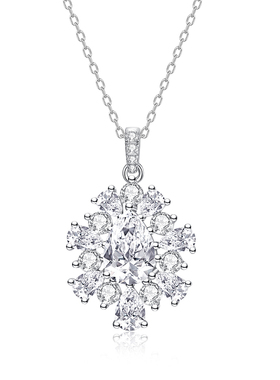 1YUTU【璀璨冰花】雪花项链女轻奢2025新款爆款高级配饰