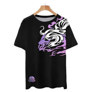 绽灵节灵魂莲华联盟狐狸锤石千珏游戏周边lol速干短袖t恤衫男半袖