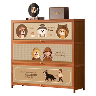 鞋柜家用门口入户收纳柜一体靠墙走廊简易鞋架子多层新款爆款高档