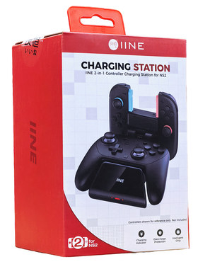良值正品 Switch2 Pro Joy体感手柄二合一两用充电底座充电器支架