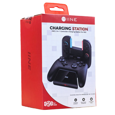 良值正品 Switch2 Pro Joy体感手柄二合一两用充电底座充电器支架