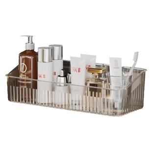 浴室置物架卫生间厕所用品壁挂墙上免打孔洗手洗漱台化妆品收纳盒