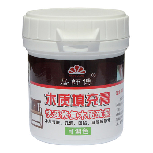 木质腻子膏修补填充地板缝隙家具破损开裂板材坑洞钉眼防水修复剂