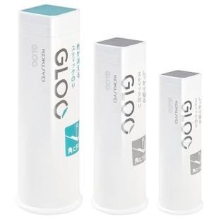 日本KOKUYO国誉固体胶GLOO变色胶棒直角胶高粘度学生用创意儿童手工强力方形固态胶水透明女办公2019文具大赏