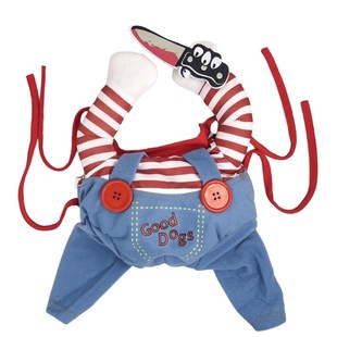 持刀狗狗衣服狗狗杀手衣服小型犬狗狗搞怪变身装猫咪宠物衣服用品