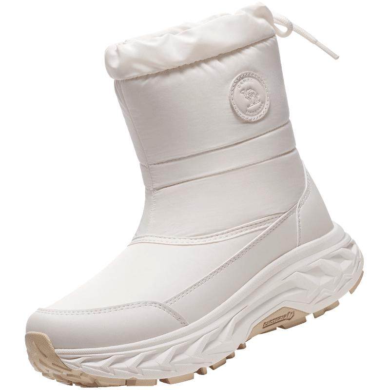 骆驼雪地靴女鞋2025冬季新款户外短靴子