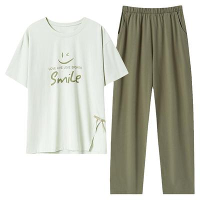 家居服莫代尔套装猫人女