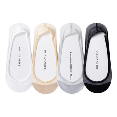 【超隐形不掉跟】冰丝高跟鞋袜