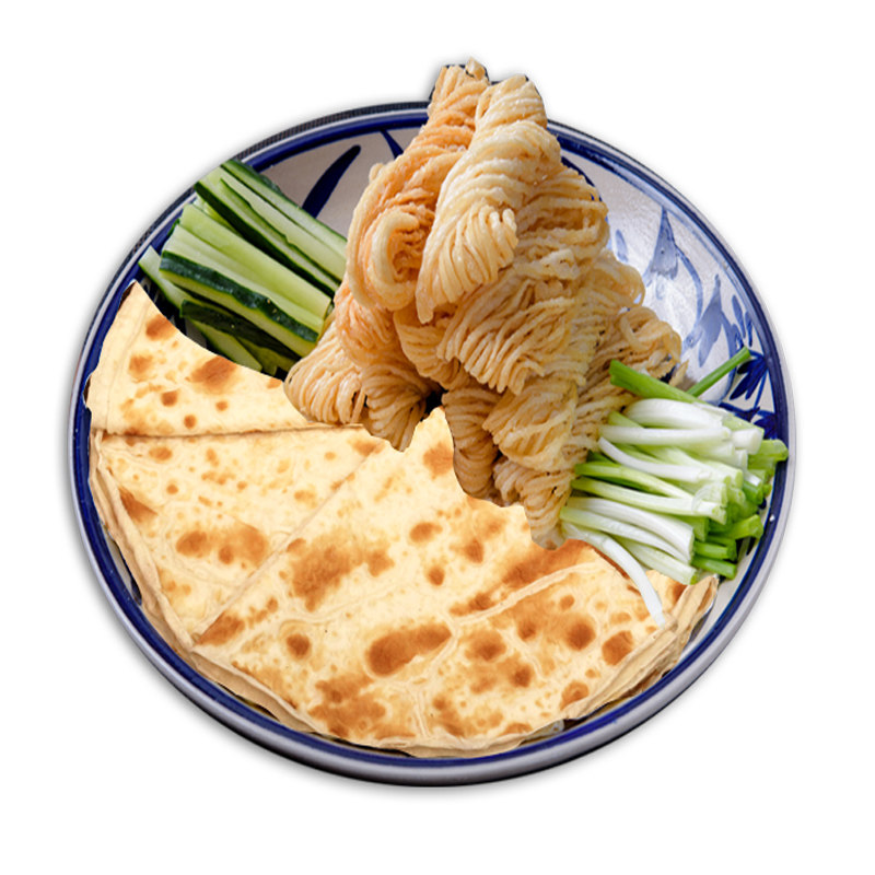 单饼徐州烙馍吊饼大饼卷饼鸡肉卷早餐面饼春饼手工抓饼皮邳州特产