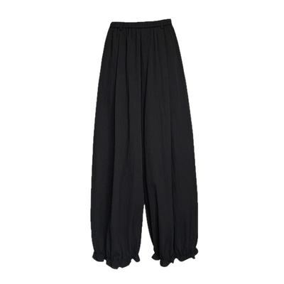 设计感花苞裤显瘦藏肉九分裤