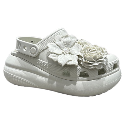 Crocs卡骆驰花束泡芙动手洞洞鞋