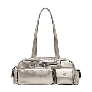 Champion冠军单肩包女25秋冬新款法棍包情侣休闲通勤枕头波士顿包