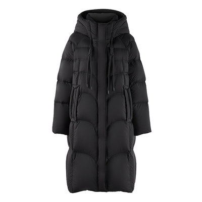 秋水伊人简约通勤羽绒服