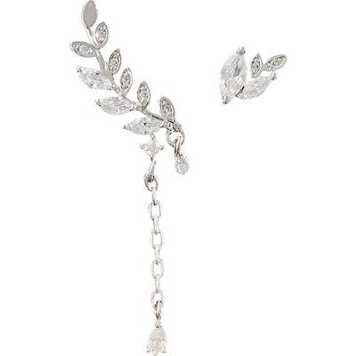 不对称银色耳钉2026年新款时尚