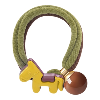 阿吉豆发圈本命年小马无痕发绳