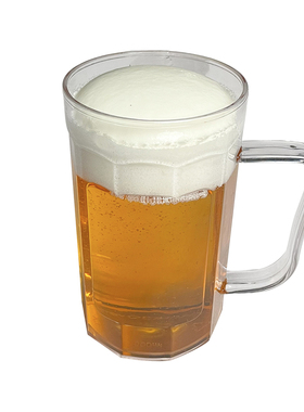 仿真啤酒模型玻璃杯假啤酒装饰