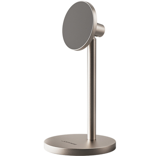 利乐普2025新款简约铝合金magsafe磁吸手机支架无线充电器支架办公桌面便携快充角度调节高端充电底座多功能