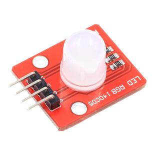 RGB全彩LED模块 电子积木 5V 三色兼容10mm高亮RGB全彩 LED模块