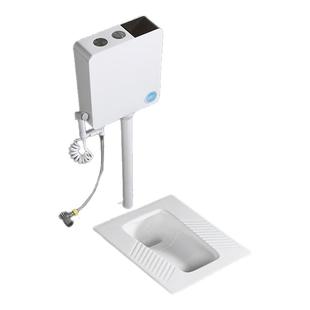 特价家用陶瓷蹲便器家用水箱套装卫生间防臭蹲坑式便盆虹吸大口径