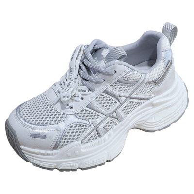 诗路花语春夏厚底增高老爹鞋女