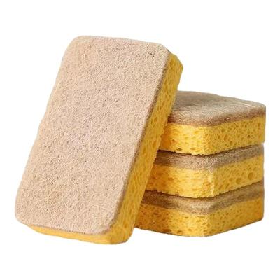 双面木浆棉洗碗海绵擦厨房天然