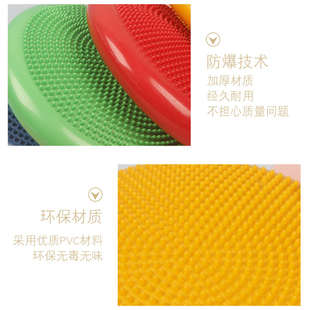 平衡垫脚踝核心训练脚踩按摩盘触觉板儿童训练健身充气感统瑜伽球