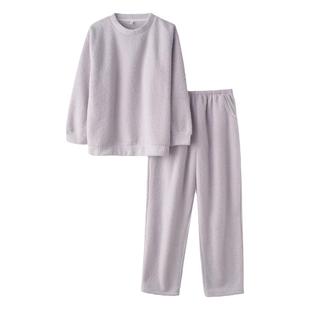 珊瑚绒睡衣男女秋冬季法兰绒加厚保暖情侣长袖家居服套装可外穿