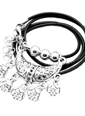 民族古风汉服铃铛项链女短款