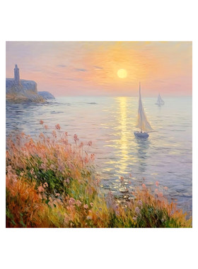 白鹿艺术手绘油画大芬村印象画