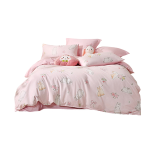 罗莱儿童A类全棉被套纯棉单独被罩单人幼儿园宿舍床品150x200x230