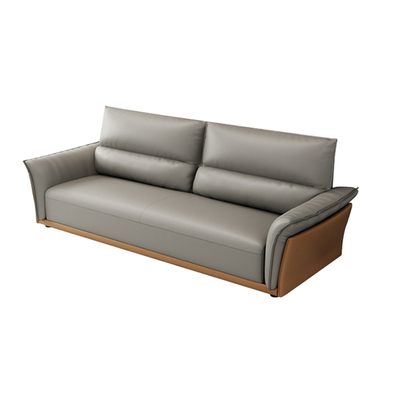 圣黎办公室沙发三人位简约现代会客接待休闲区办公沙发茶几组合