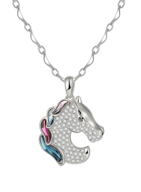 伊泰莲娜合金仿水晶新年款女项链