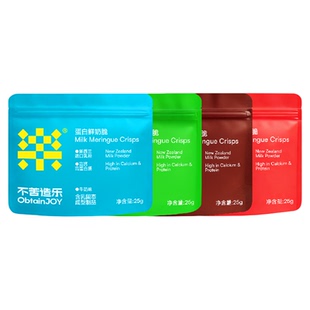 不苦造乐蛋白鲜奶脆25g烤酸奶脆片烤奶皮奶片老年人儿童健康零食